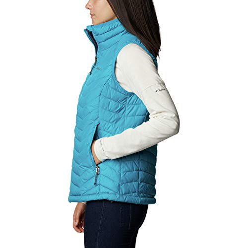 Columbia Powder Lite Weste Chaleco para Mujer, Fjord Blue, Extra-Small