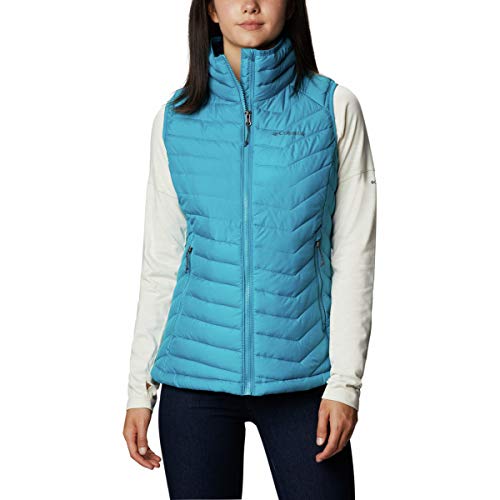 Columbia Powder Lite Weste Chaleco para Mujer, Fjord Blue, Extra-Small