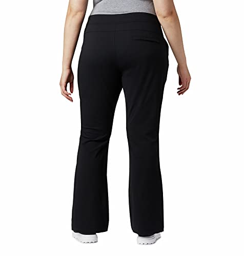 Columbia Women's Plus-size Anytime Outdoor Plus Size Boot Cut Pant Pants, black, 20WxR