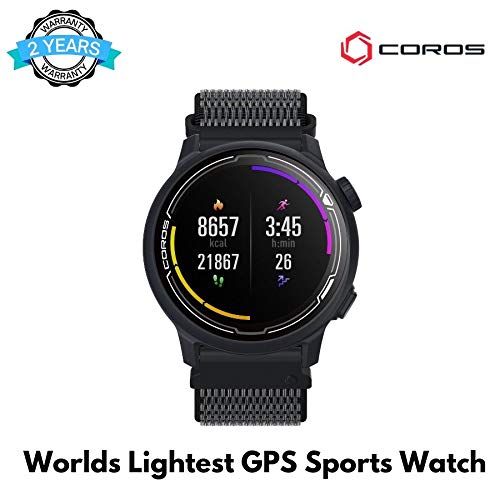 COROS Reloj Deportivo con GPS Premium Pace 2 (Nylon Azul Marino)