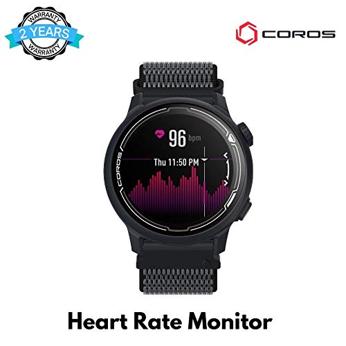 COROS Reloj Deportivo con GPS Premium Pace 2 (Nylon Azul Marino)