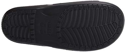 Crocs Classic Crocs Slide Unisex Adulta Zuecos, Negro (Black), 38/39 EU