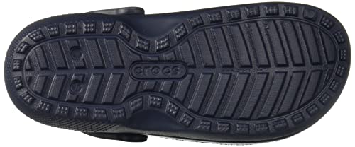 Crocs Classic Lined Clog, Zuecos Unisex Adulto, Navy/Charcoal, 41/42 EU