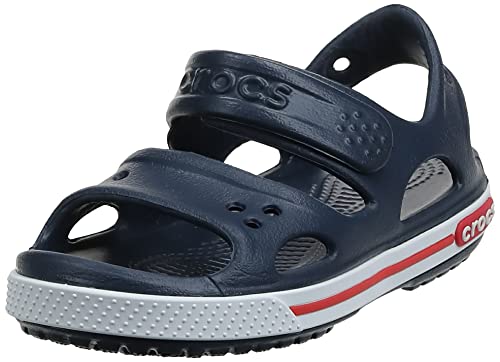 Crocs Crocband II Sandal Unisex Niños Sandals, Azul (Navy/White), 30/31 EU