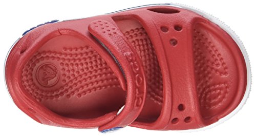 Crocs Crocband II Sandal Unisex Niños Sandals, Rojo (Pepper/Blue Jean), 27/28 EU