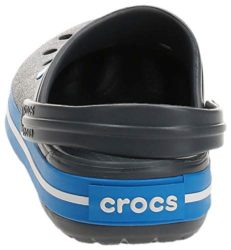 Crocs Crocband, Zuecos Unisex Adulto, Gris (Charcoal/Ocean), 37/38 EU