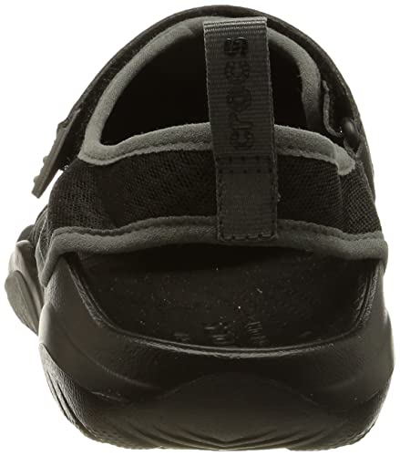 Crocs Crocs M Swiftwater Mesh Deck Sandal Hombre Sandalias Atléticas, Negro (Black 001), 42/43 EU