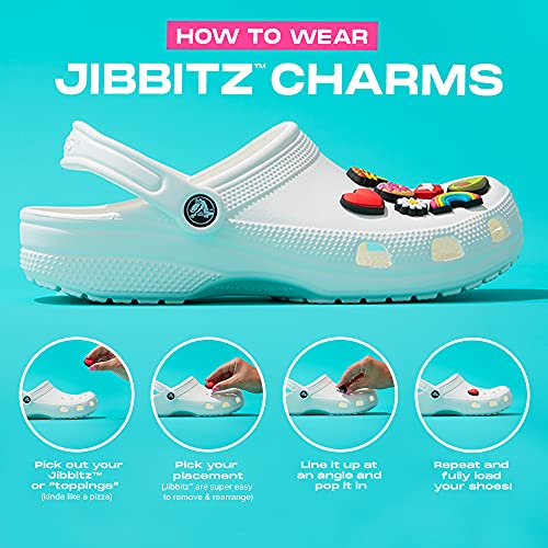Crocs Jibbitz - Juego de 5 abalorios para zapatos de viaje Jibbitz para Crocs, Nueva York, pequeño