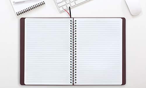 Cuaderno A5 de SmartPanda – Marrón, Tapa Blanda, con Espiral Metálica – Pautado, Ejecutivo, 160 páginas, 100 gsm