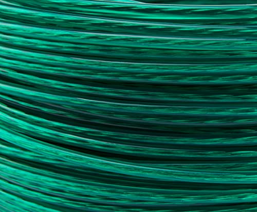 Cuerda de Alambre para Tender Keim, de plástico, de 50 m y 17 x 3 x 3 cm, de Color Verde (535007)