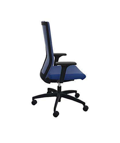 Dauphin Stilo - Silla de escritorio con respaldo de malla, color azul
