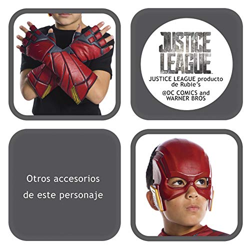 DC Disfraz de Flash superhéroe para niños, infantil 5-7 años (Rubie's 630860-M)
