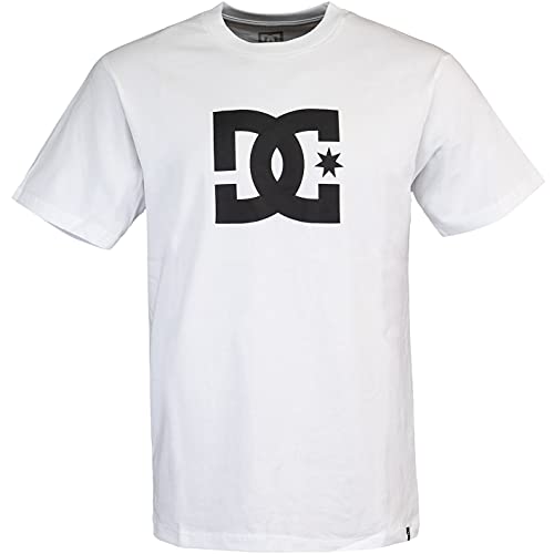 DC Shoes Star - Camiseta para hombre, negro/blanco, M