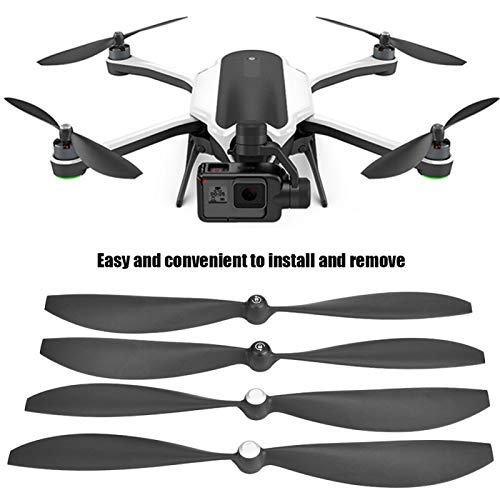 Demeras 2 Pares de hélices para Drones RC, hélices de Cuchillas de Repuesto CW CCW ABS para GoPro Karma Drone