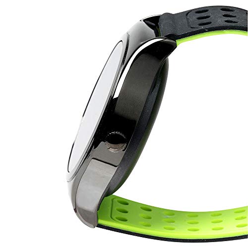 Denver SW de 450 Bluetooth de Deportes de Smart Watch con sensor de frecuencia cardíaca, negro/verde