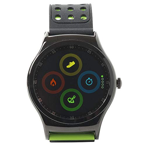 Denver SW de 450 Bluetooth de Deportes de Smart Watch con sensor de frecuencia cardíaca, negro/verde