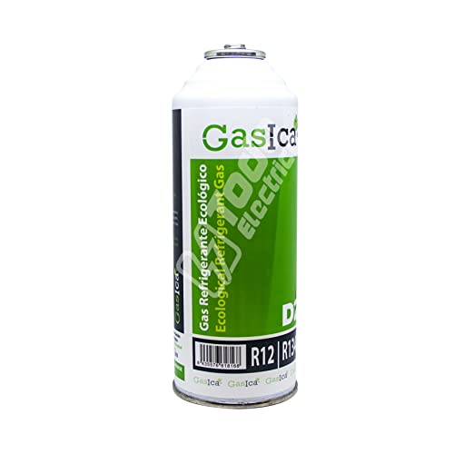 Desconocido Todoelectrico - Gasica D2 Pack Ahorro (2 Botellas x255Gr) Gas Refrigerante orgánico ecológico sustituto de R12, R134A valido para recargas en vehículos.