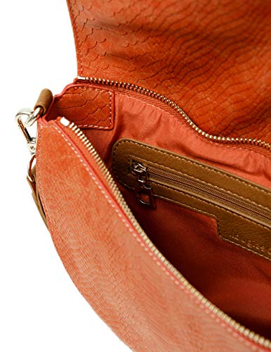 Desigual PU Across Body Bag, Mujer, Naranja, U