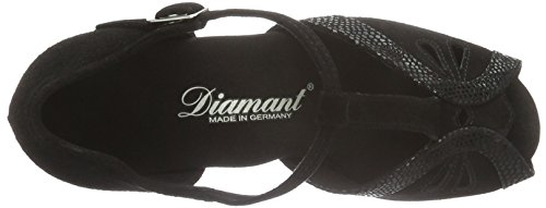 Diamant Damen Tanzschuhe 019-011-208, Zapatos de Danza Moderna/Latino para Mujer, Negro, 38 EU (5 UK)