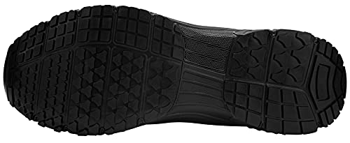 DKMILY DRY Zapatos de Seguridad Puntera de Acero SRC S1 Antideslizantes Impermeable Zapatos de Trabajo Antiestático Resistente al Aceite Zapatillas Deportivas Industriales(Negro Oscuro,43)