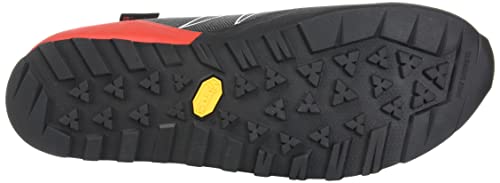 Dolomite Zapato CRODAROSSA Lite GTX 2.0, Zapatillas Unisex Adulto, Black/Fiery Red, 41.5 EU