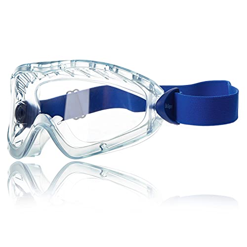Dräger X-pect 8510 Gafas de Seguridad | Protección Ocular hermética, antivaho y Resistente a los arañazos para Trabajos de Laboratorio y químicos | 1 gafa