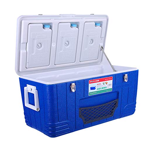 DRAGXBX Refrigerador-refrigerador para autos Caja Performance 80L Refrigerador para automóviles, comida Comida Picnic Playa Acampada Paquete de hielo aislado Caja fresca-Fiesta de cerveza al aire