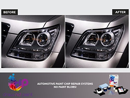 DrawndPaint for/Porsche Panamera Turismo/Dolomite Silver Met - M7P / Touch-UP Sistema DE Pintura Coincidencia EXACTA/Essential Care