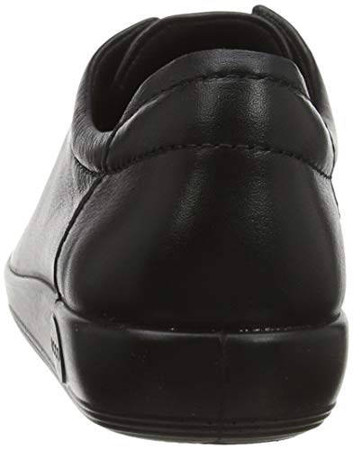 ECCO Soft 2.0 Tie - Zapatillas, Mujer, Negro (56723 Black With Black Sole), 38 EU
