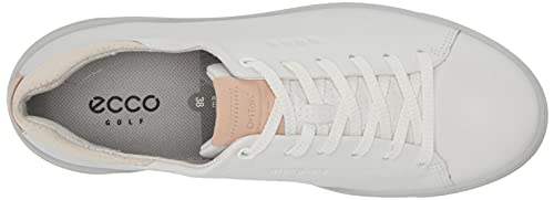 ECCO Tray, Zapatos de Golf Mujer, Bright White, 39 EU