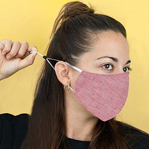 Eco Right Cloth Face Mask with Adjustable Ear Loops Reusable Washable | 100% Cotton Printed Face Mask for Women, Men, Adult