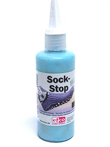 Efco Sock Stop-Gel antideslizante para calcetines, 100 ml botella de PINTURA acuosa de látex, turquesa