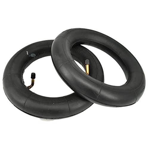 EhuaStore® - Lote de 2 cámaras de aire para patinete eléctrico de 10 x 2,5 pulgadas, 250 x 60 mm, válvula acodada, sólida y duradera