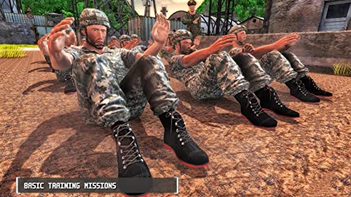 Ejército de los EE. UU. War Training School Simulador de aventuras 3D: Guerrero héroe militar Reglas de supervivencia Battlefield Mission 2018