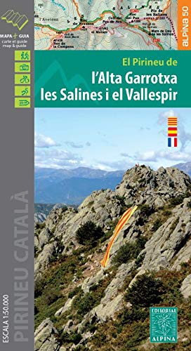 El Pirineu De L’Alta Garrotxa, Les Salines I El Vallespir 1: 50.000: Wanderkarte
