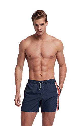 Emporio Armani Underwear Trunks Bañador, Azul (BLU Navy 06935), Large (Talla del Fabricante: 52) para Hombre