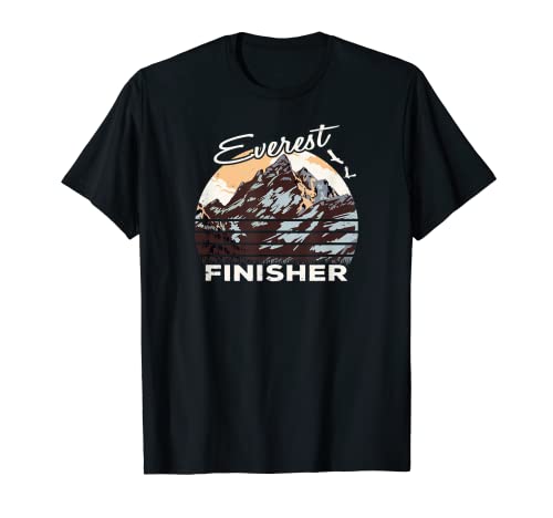 Escalando el Everest Subo Finisher I Monte Everest Camiseta
