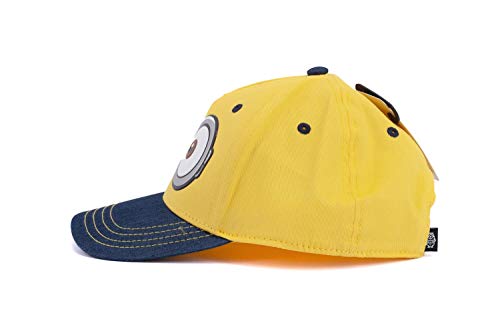 Essencial Caps Minions Gorra de béisbol, Giallo/BLU, 54 Centimeters Unisex Niños