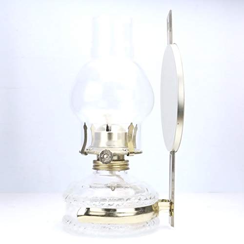 Estilo de purismo - Lámpara de aceite de keroseno de 10.25 "de altura con linterna