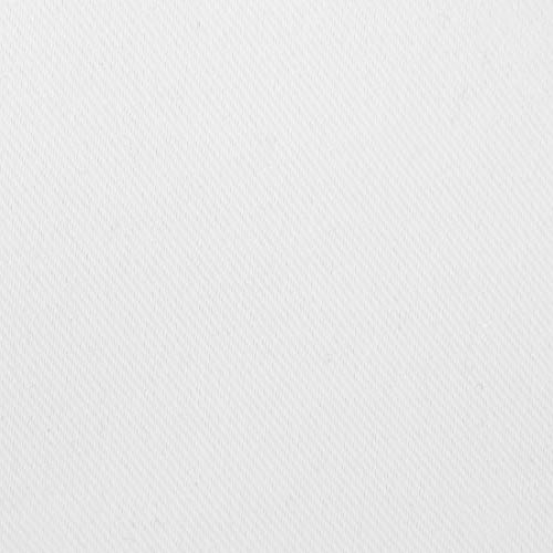 Eurofirany Logan Cortina Opaca de satén, Cinta Fruncida, Monocolor, 1 Unidad, Moderna, Sala de Estar, Dormitorio, habitación de los niños, Blanco, 135 x 270 cm