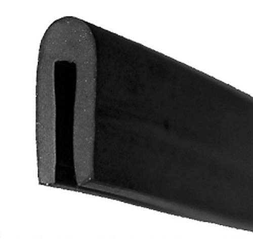 EUTRAS-Kantenschutz FP3010-sw-05 EUTRAS FP3010-Perfil protector de bordes (5 m, 1,5 mm), color negro