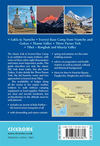 Everest: A Trekker's Guide (International Trekking) [Idioma Inglés]: Base Camp, Kala Patthar and other trekking routes in Nepal and Tibet (Cicerone Trekking Guides)