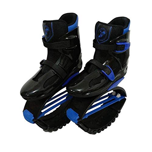 FACAI Zapatos Deportivos para Fitness Zapatos Tonificantes Zapatillas De Cuña Rebotantes Zapatillas De Salto De Canguro Zapatillas para Adelgazar para Hombres Y Mujeres,Blue-L
