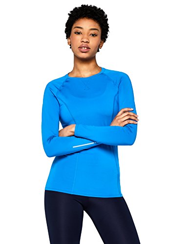 FIND Long Sleeve, Top deportivo Mujer, Azul (Imperial Blue), Large