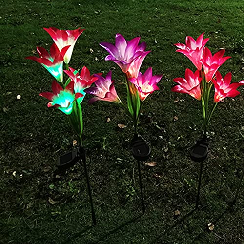 Fiore Solare Luces De Flores Solares De Jardín, Terraza Tela Material De Juan Luces De Pila De Flores Decoración para Fiestas