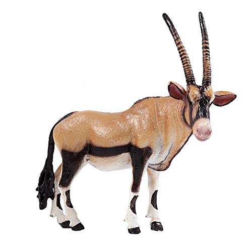 FLORMON Figuras de Animales 1 Piezas Realista South African Gazelle Modelo de acción El plastico Animal Salvaje Juguetes de Fiesta favores Juguetes educativos de la Granja Forestal Regalo para niños