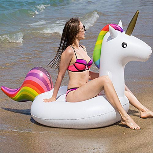 Flotador de Unicornio Hinchable Colchonetas Piscina Inflable Flotador unicornio Para Piscina al aire libre o Lounge