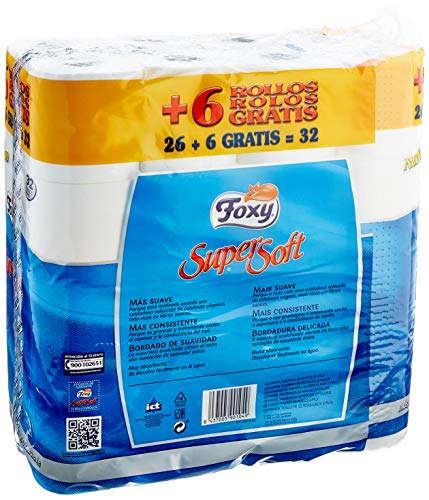 Foxy - Papel Higienico Supersoft 26 + 6R