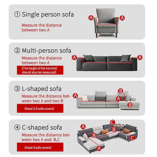 Funda Sofá Elástica Universal Ajustable 3D Mandala Estampada Exótica Cubre Sofa con 1 Cojín, Antisuciedad Antideslizante Protector de Muebles (2 plazas,A)