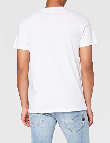 G-STAR RAW Graphic 8 T-Shirt, Weiß (White 336-110), L para Hombre